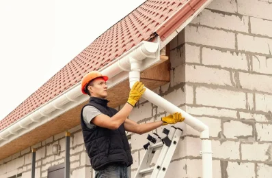Pose et remplacement de gouttières à Galfingue